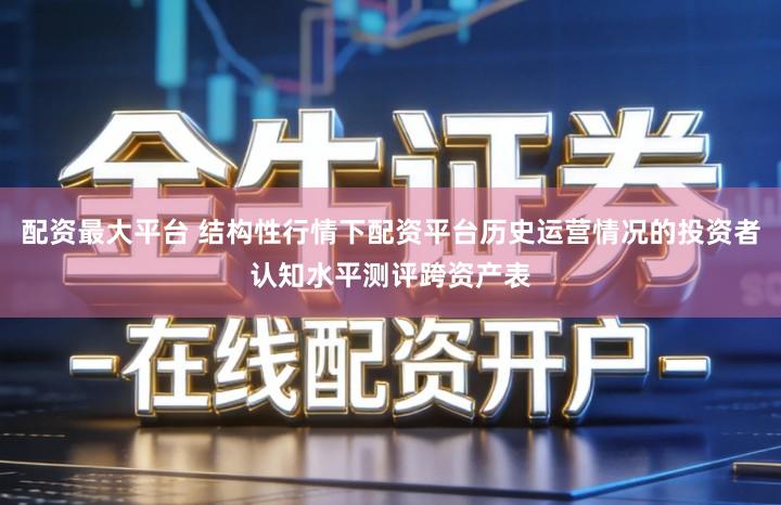 配资最大平台 结构性行情下配资平台历史运营情况的投资者认知水平测评跨资产表