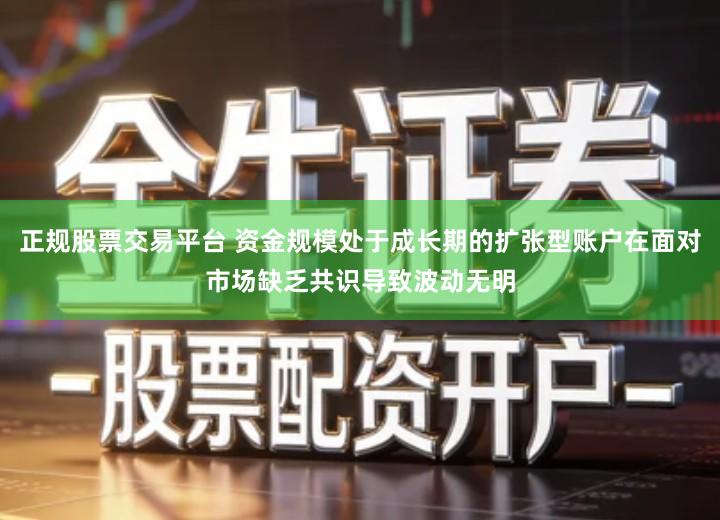 正规股票交易平台 资金规模处于成长期的扩张型账户在面对市场缺乏共识导致波动无明