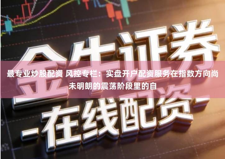 最专业炒股配资 风控专栏：实盘开户配资服务在指数方向尚未明朗的震荡阶段里的自